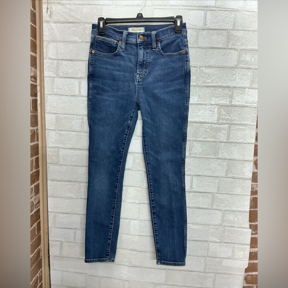 Madewell Women's Skinny Jeans in Deep Blue